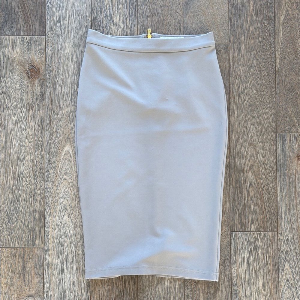 Cream Beige Pencil Skirt Size S